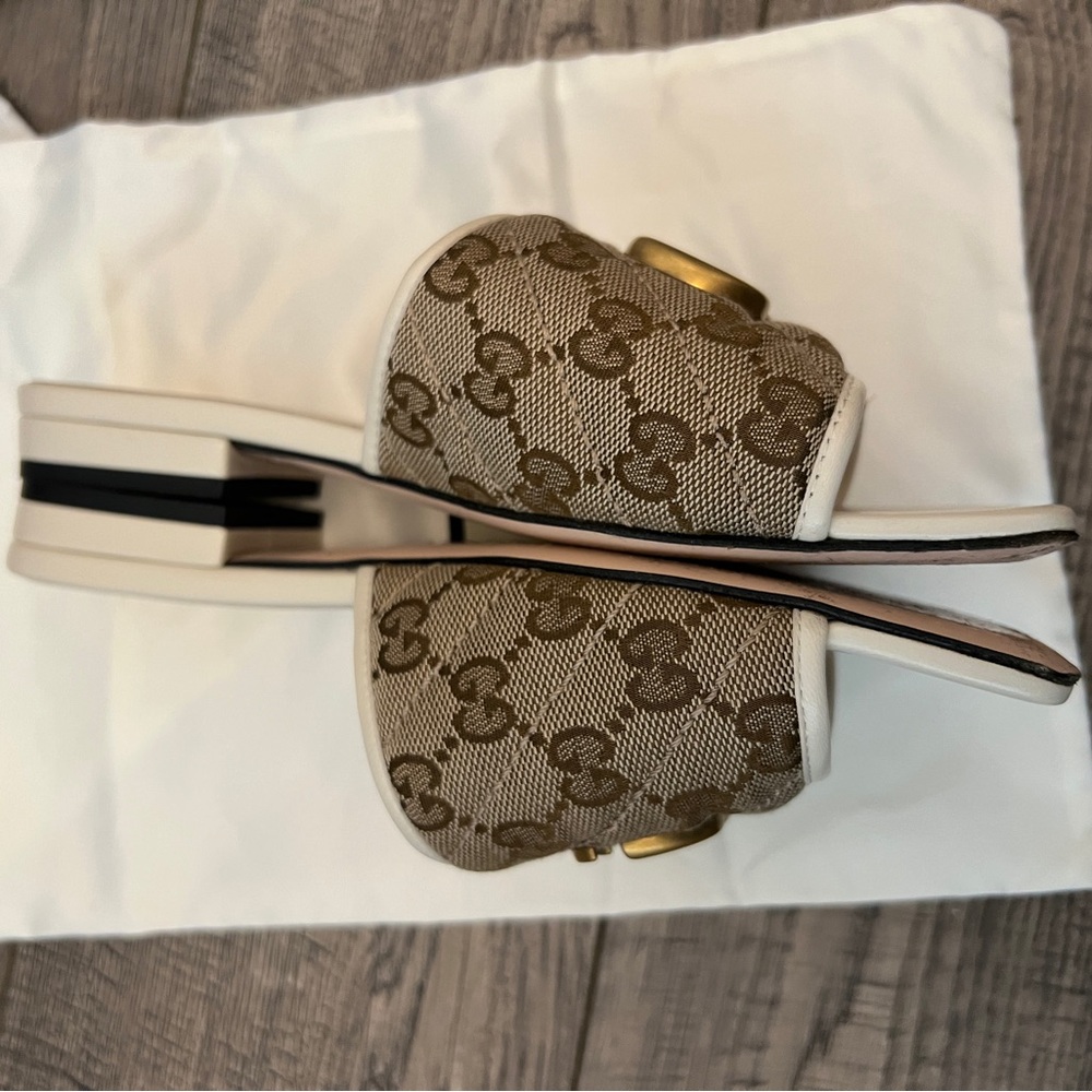 Gucci Jolie GG Monogram Canvas Sandals - Picture 2 of 9